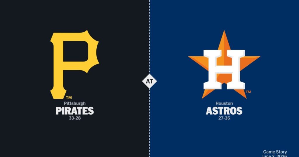 Pittsburgh Pirates vs Houston Astros — 19:10
