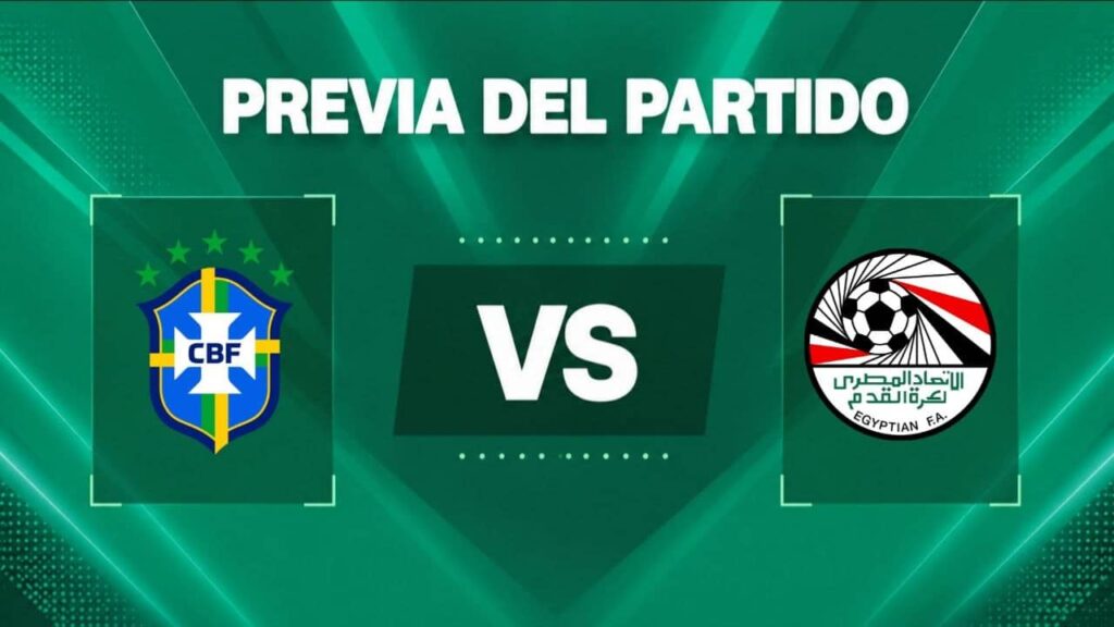 Brasil vs Egipto | 06 de Junio de 2026 | Amistosos selecciones top | 17:00
