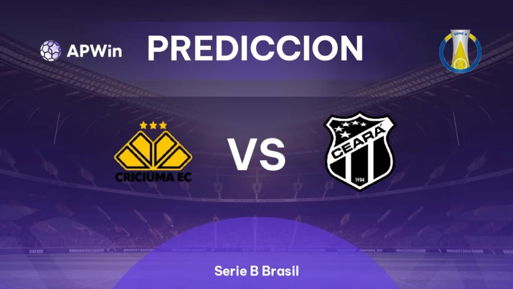 Criciúma vs Ceará | 15 de Junio de 2026 | Serie b | 19:00