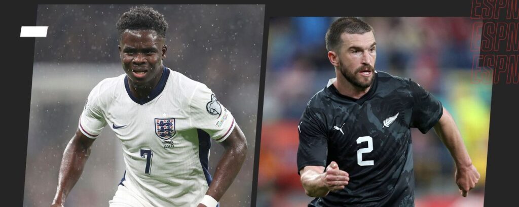 Inglaterra vs Nueva Zelanda | 06 de Junio de 2026 | Amistosos selecciones top | 15:00