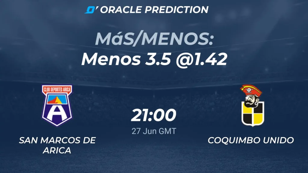 San Marcos de Arica vs Coquimbo Unido | 27 de Junio de 2026 | Copa chile | 16:00