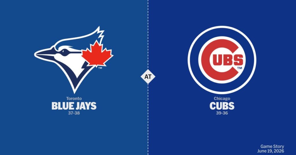 Toronto Blue Jays vs Chicago Cubs — Domingo 21/06/2026 | 13:20