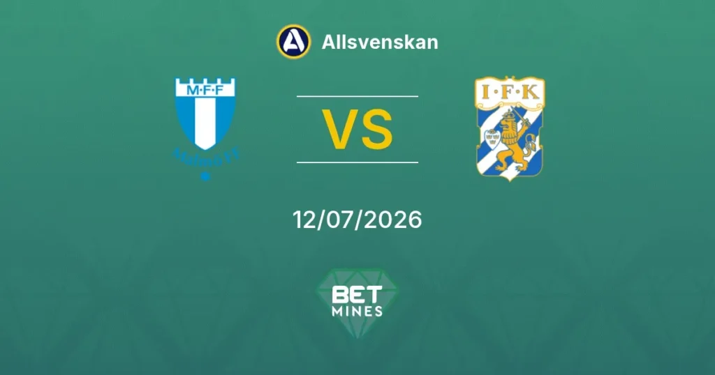 Malmö FF vs IFK Göteborg | 12 de Julio de 2026 | Liga sueca | 07:00