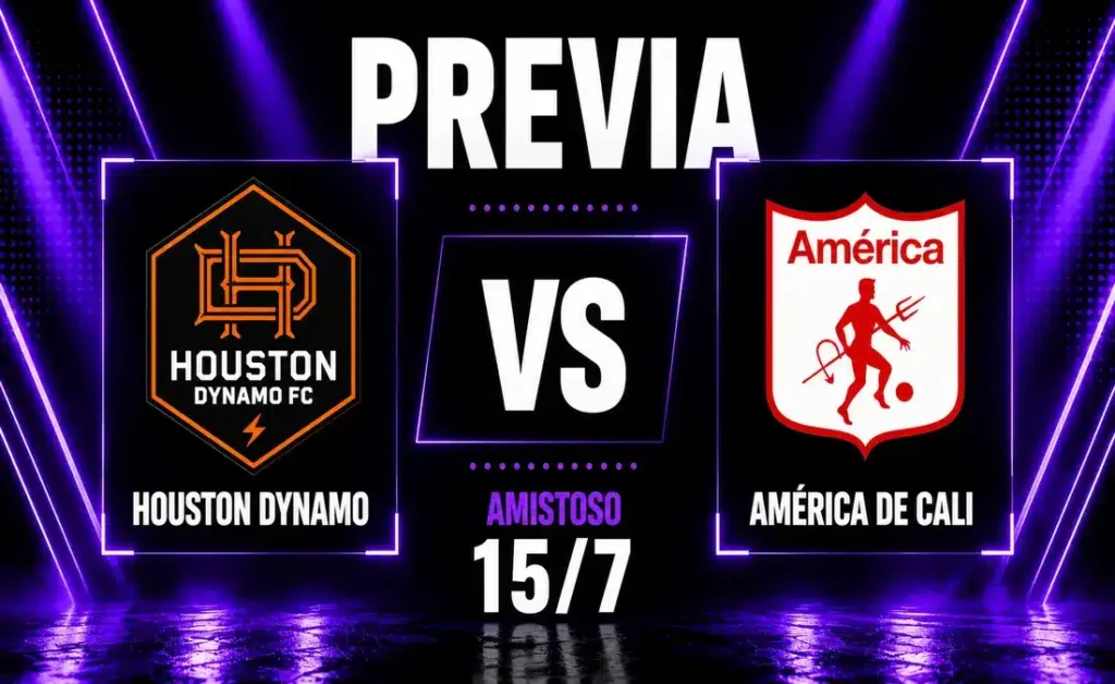 Houston Dynamo vs América de Cali | 15 de Julio de 2026 | Partidos amistosos | 19:30