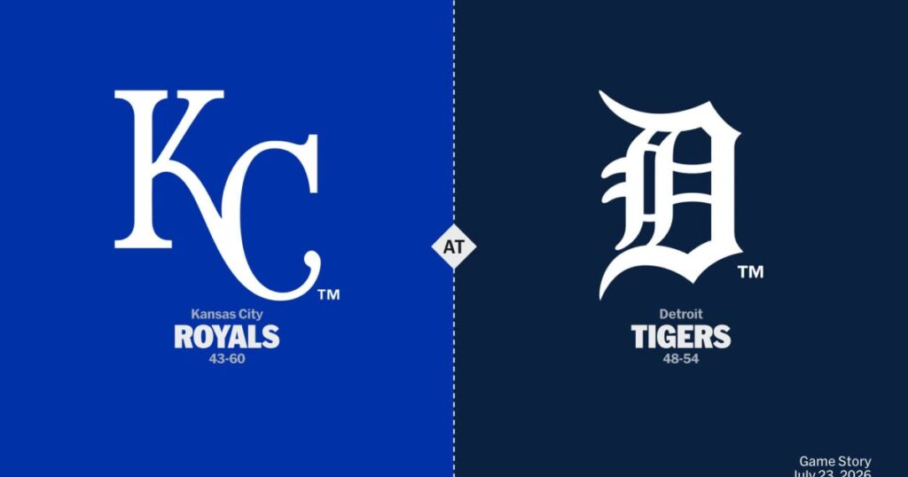 Kansas City Royals vs Detroit Tigers — Sábado 25/07/2026 | 12:10 ⚾