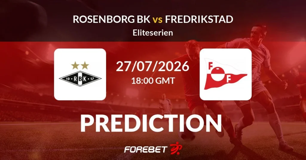 Rosenborg BK vs Fredrikstad | 27 de Julio de 2026 | Liga noruega | 12:00