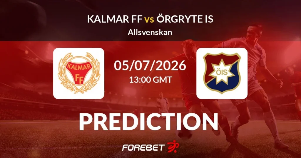 Kalmar FF vs Örgryte | 05 de Julio de 2026 | Liga sueca | 07:00
