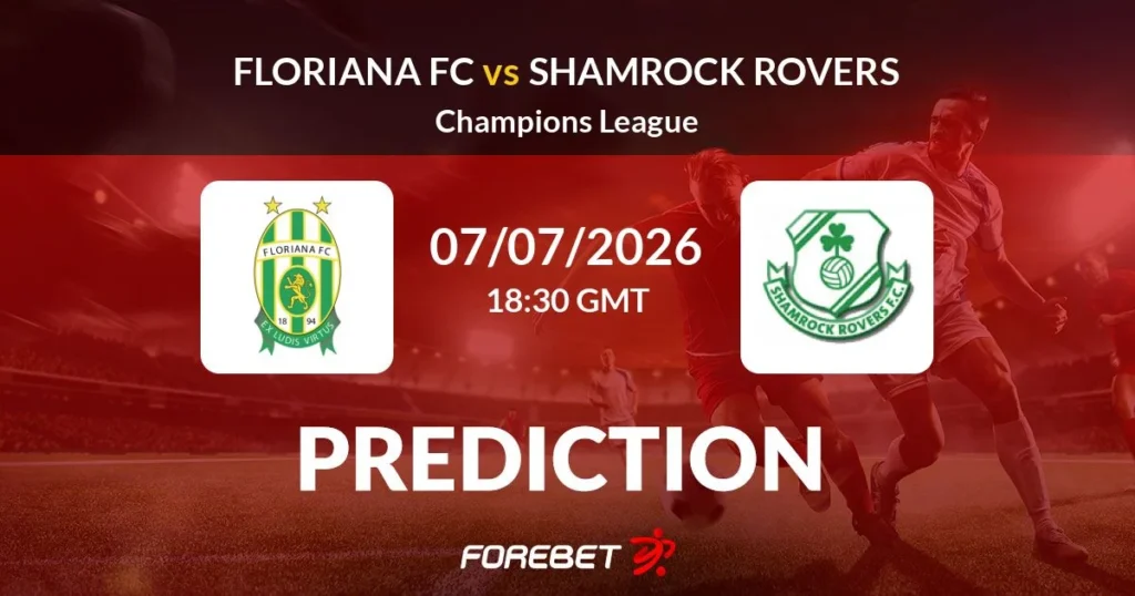 Floriana FC vs Shamrock Rovers | 07 de Julio de 2026 | Fase previa champions league | 12:30
