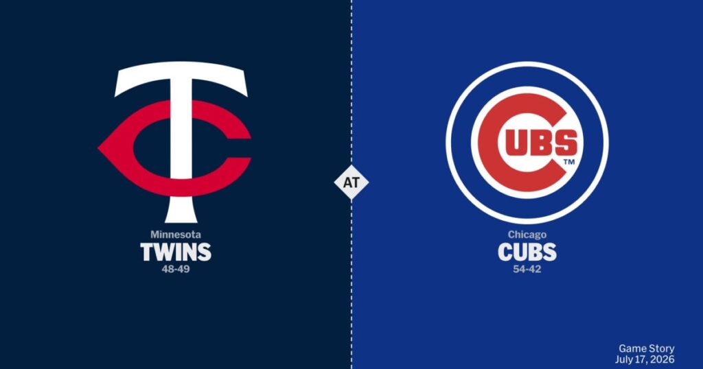 Minnesota Twins vs Chicago Cubs — Domingo 19/07/2026 | 13:20 ⚾🔥