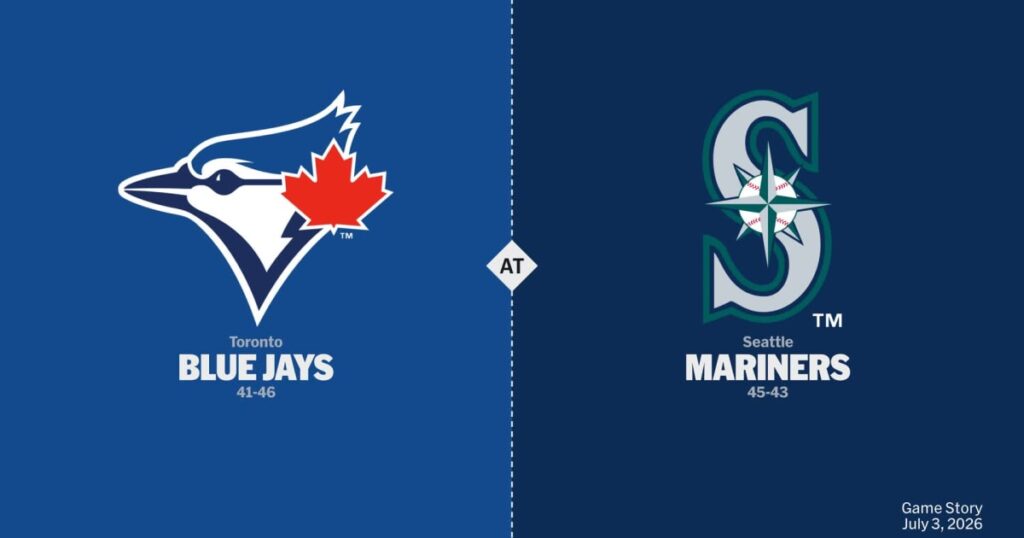 Toronto Blue Jays vs Seattle Mariners — Domingo 05/07/2026 | 16:00