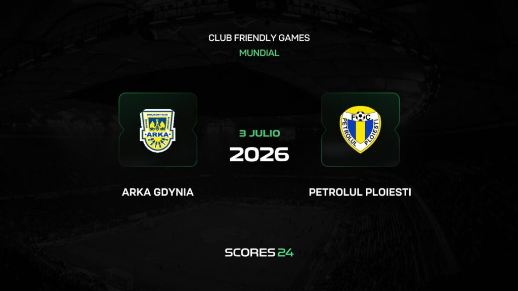 Arka Gdynia vs Petrolul Ploiesti | 03 de Julio de 2026 | Partidos amistosos | 04:00