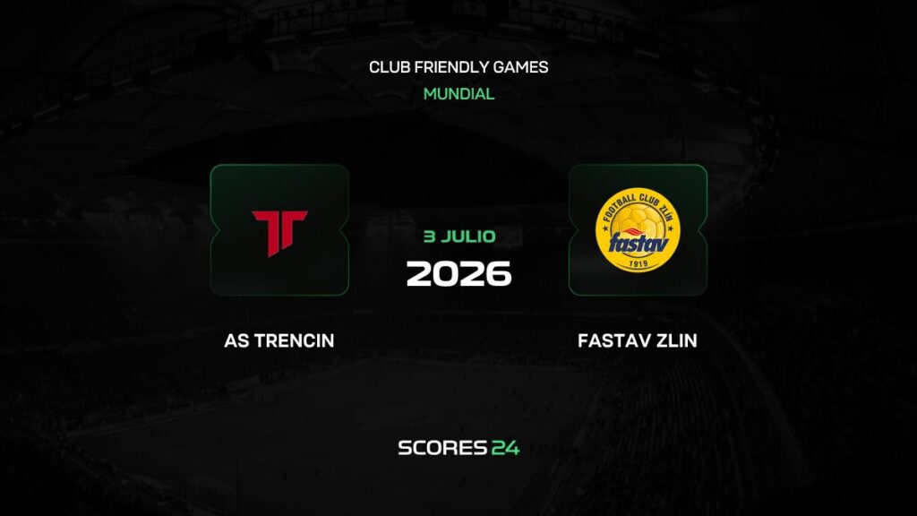 Trenčín vs FC Zlín | 03 de Julio de 2026 | Partidos amistosos | 04:00