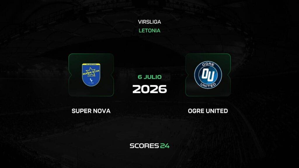 SK Super Nova vs Ogre United | 06 de Julio de 2026 | Liga letonia | 11:00