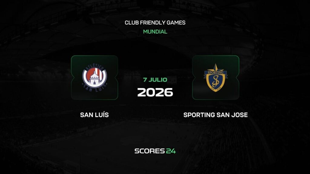 🇲🇽 Atl. San Luis vs Sporting FC 🇨🇷 | 07 de Julio de 2026 | Partidos amistoso | 15:00