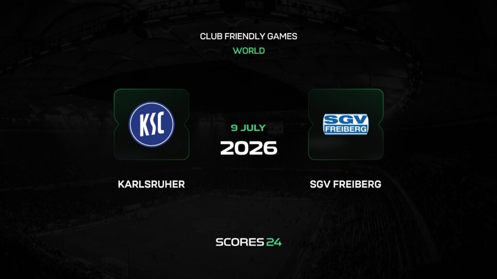 Karlsruher SC vs Freiberg | 09 de Julio de 2026 | Partidos amistosos | 04:00