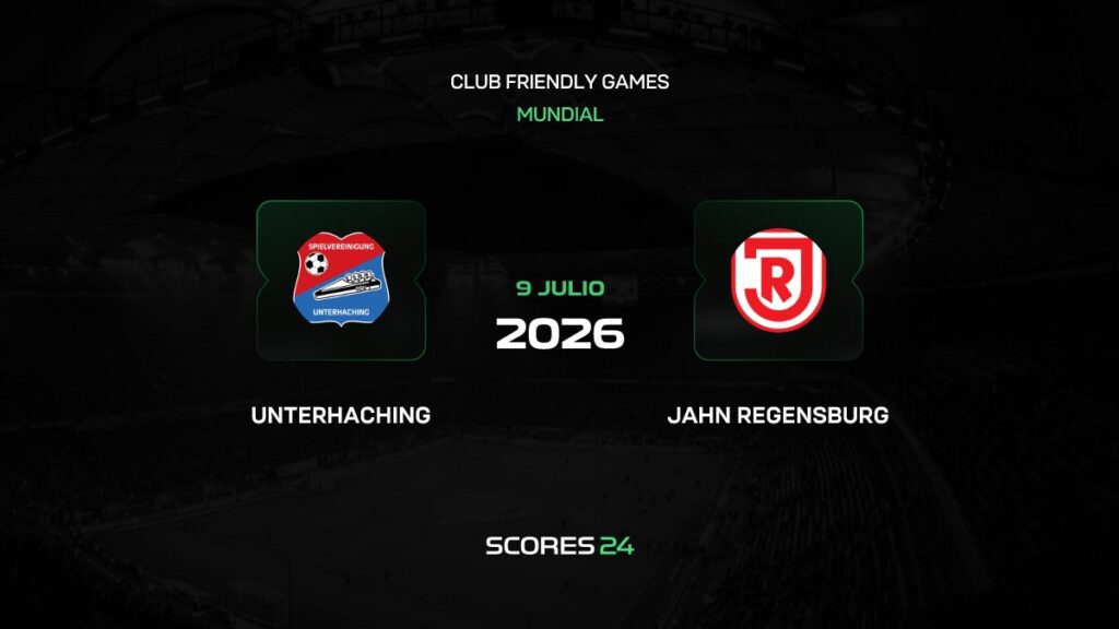 Unterhaching vs Jahn Regensburg | 09 de Julio de 2026 | Partidos amistosos | 04:00