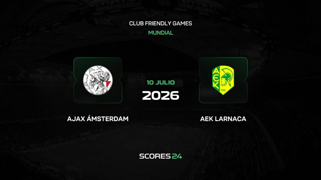 Ajax vs AEK Larnaca | 10 de Julio de 2026 | Partidos amistosos top | 11:00