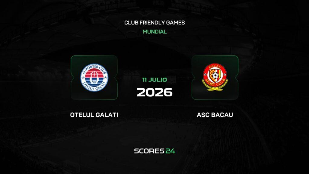 Oțelul Galați vs FC Bacău | 11 de Julio de 2026 | Partidos amistosos | 03:00