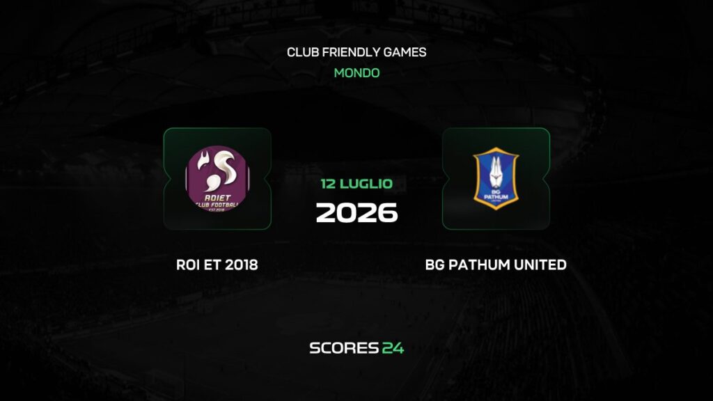 Roi Et vs BG Pathum United | 12 de Julio de 2026 | Partidos amistosos | 06:00