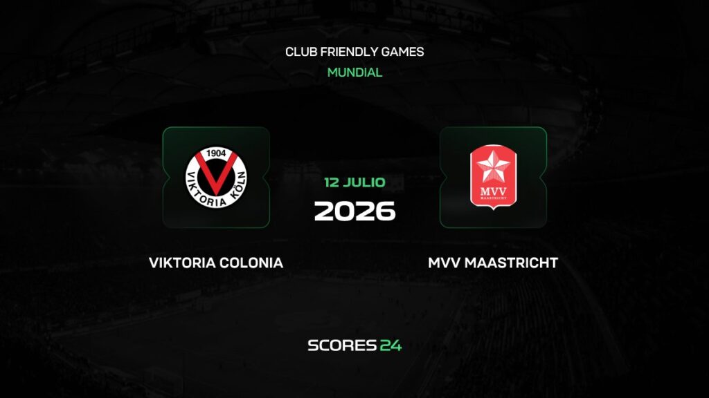 Viktoria Köln vs MVV Maastricht | 12 de Julio de 2026 | Partidos amistosos | 05:30