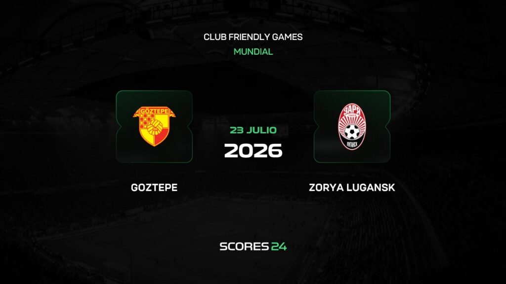 Zorya Luhansk vs Göztepe | 23 de Julio de 2026 | Partidos amistosos | 10:00