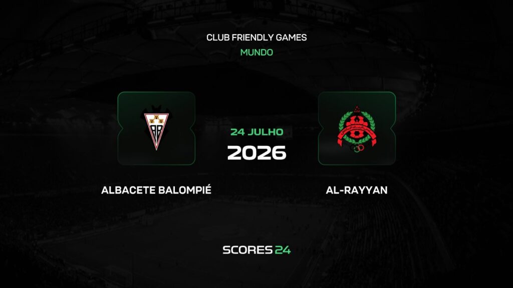 Albacete vs Al-Rayyan | 24 de Julio de 2026 | Partidos amistosos | 03:30