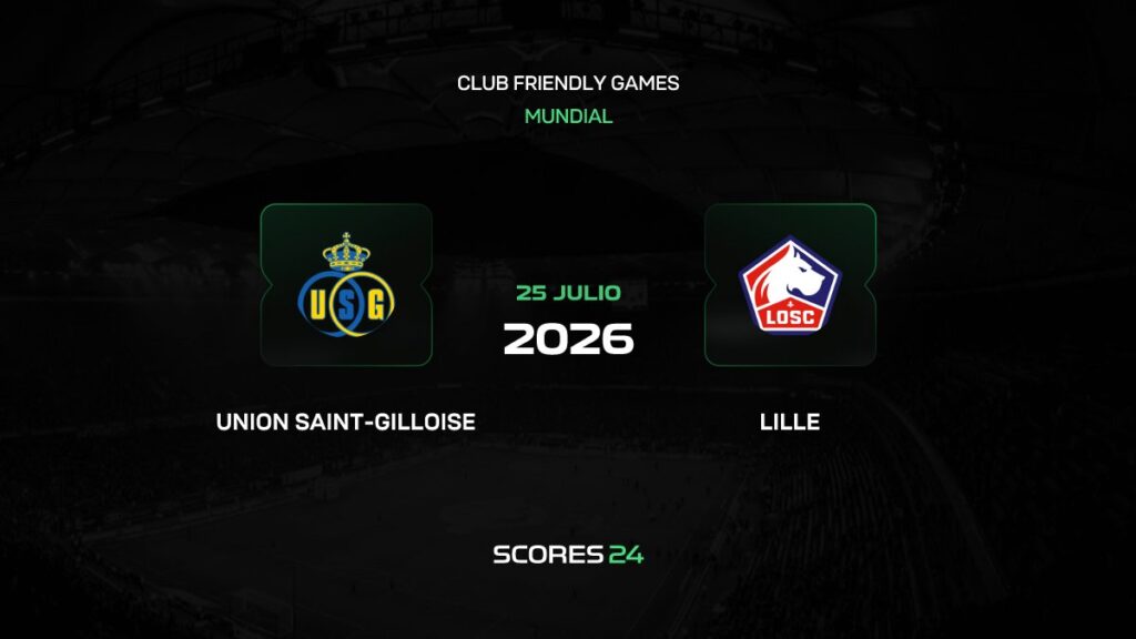 Union Saint-Gilloise vs Lille | 25 de Julio de 2026 | Partidos amistosos top | 07:00
