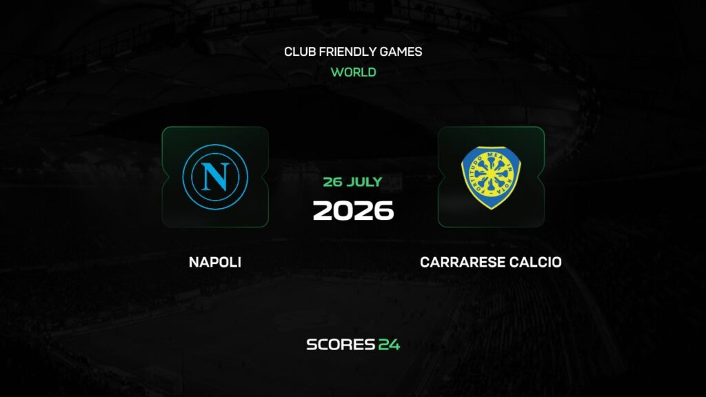 Napoli vs Carrarese | 26 de Julio de 2026 | Partidos amistosos top | 11:00