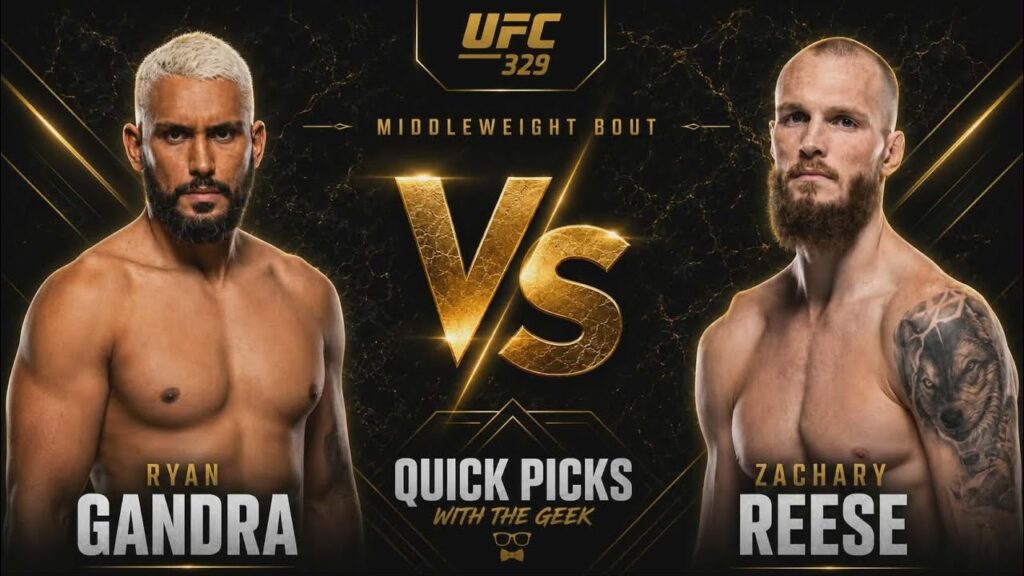 Middleweight – Ryan Gandra vs Zachary Reese — 🗓 Sáb 11/07/2026 — ⏰ 16:00