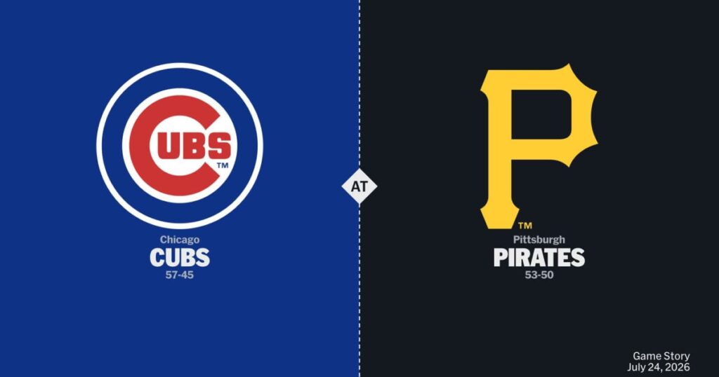 Chicago Cubs vs Pittsburgh Pirates — Domingo 26/07/2026 | 12:35 ⚾🔥