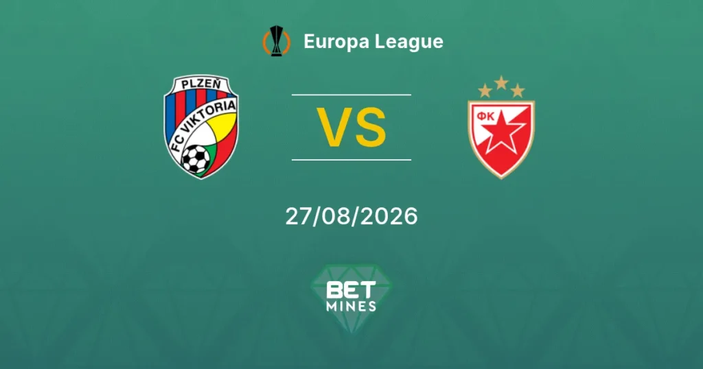 Viktoria Plzeň vs Crvena zvezda | 27 de Agosto de 2026 | Fase previa europa league | 12:00