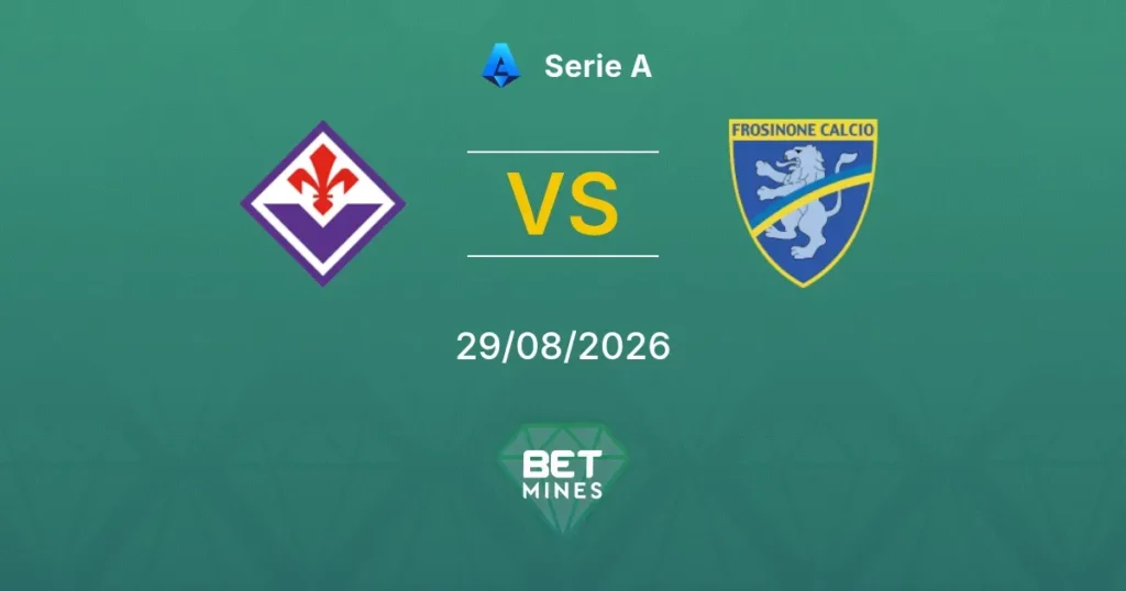 Fiorentina vs Frosinone | 29 de Agosto de 2026 | Serie a | 11:30