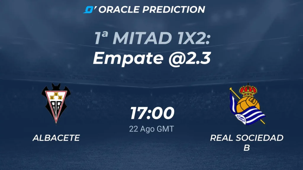 Albacete vs Real Sociedad B | 22 de Agosto de 2026 | Segunda división | 12:00