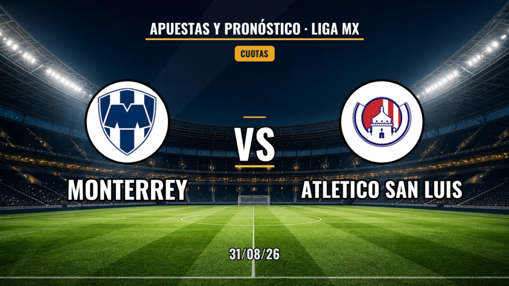 Monterrey vs Atl. San Luis | 30 de Agosto de 2026 | Liga mx – apertura | 21:10