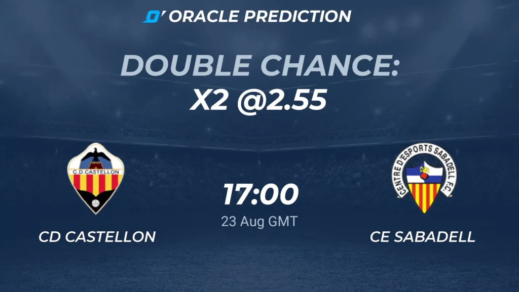 CD Castellón vs CE Sabadell | 23 de Agosto de 2026 | Segunda división | 12:00