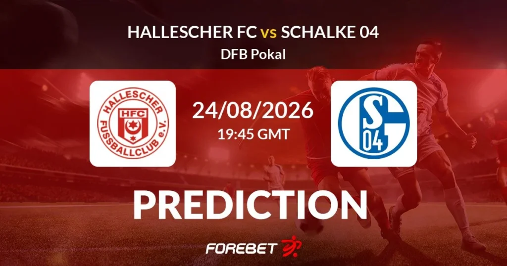 🇩🇪 Hallescher FC vs Schalke 04 | 24 de Agosto de 2026 | DFB pokal | 13:45