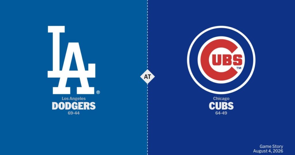 Los Angeles Dodgers vs Chicago Cubs — Miércoles 05/08/2026 | 13:20 ⚾🔥