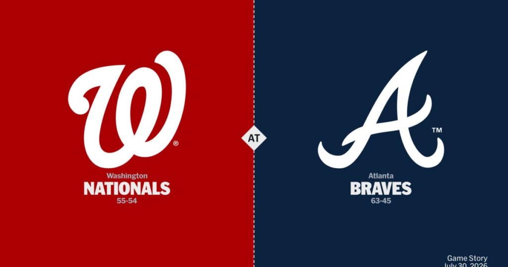 Washington Nationals vs Atlanta Braves — Sábado 01/08/2026 | 18:15 ⚾🔥