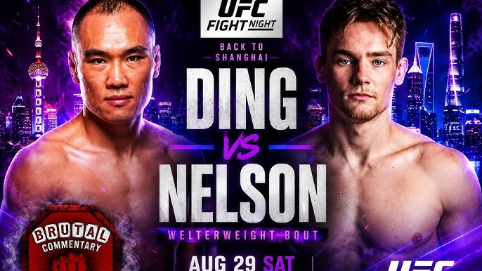 Welterweight – Meng Ding vs Cam Nelson — 🗓 Sáb 29/08/2026 — ⏰ 02:00