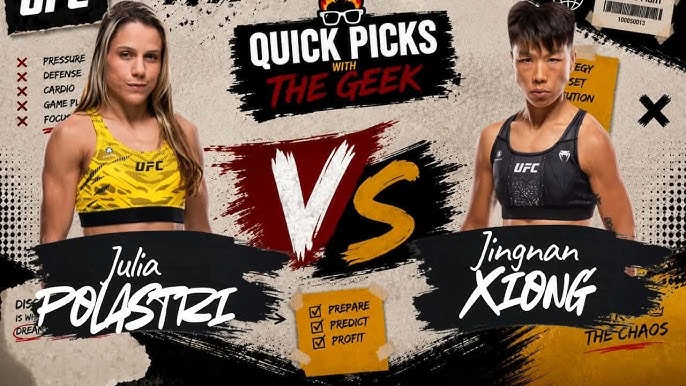 🔥 Strawweight – Jingnan Xiong vs Julia Polastri — 🗓 Sáb 29/08/2026 — ⏰ 02:00