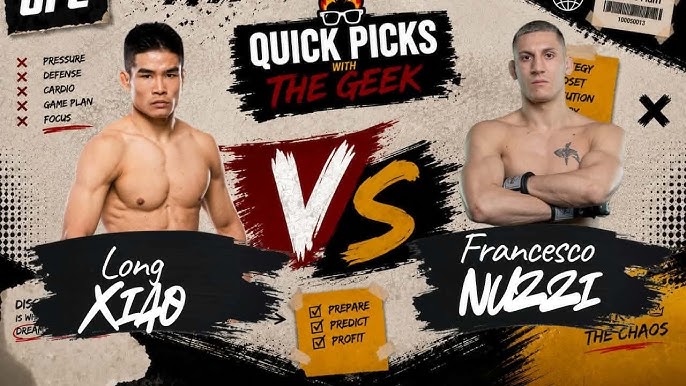 Bantamweight – Xiao Long vs Francesco Nuzzi — 🗓 Sáb 29/08/2026 — ⏰ 02:00