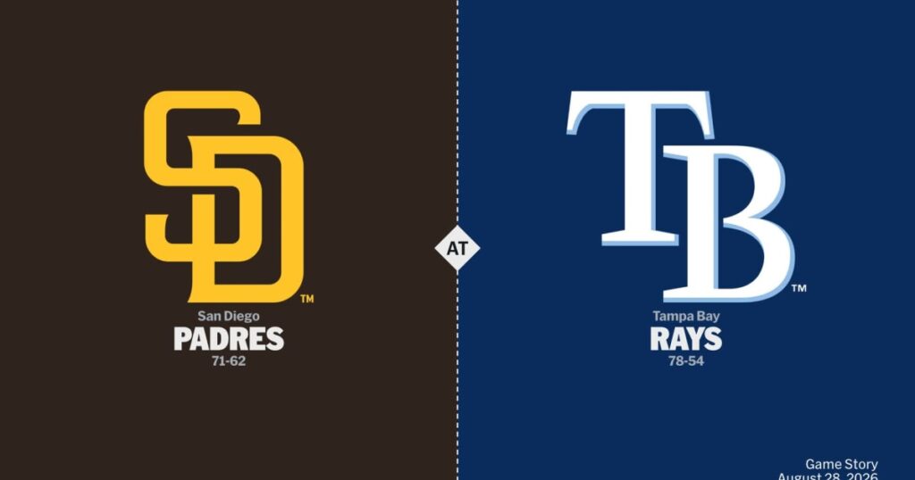 🔥⚾ San Diego Padres vs Tampa Bay Rays — 📅 Sábado 29/08/2026 — 15:10