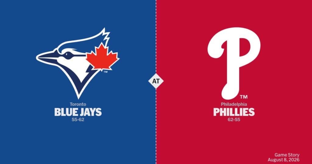 Toronto Blue Jays vs Philadelphia Phillies — Domingo 09/08/2026 | 12:35 ⚾🔥