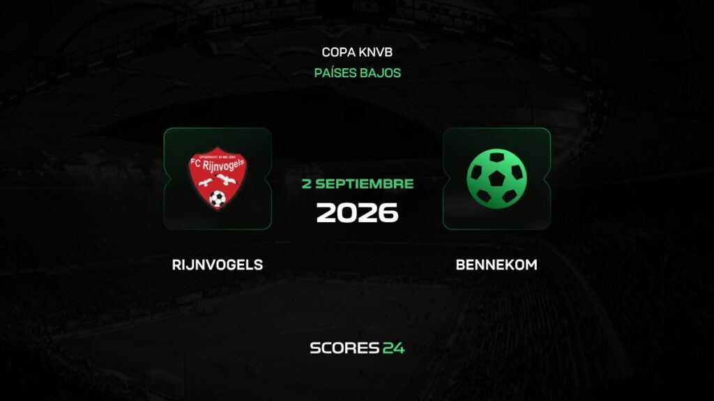 Rijnvogels vs Bennekom | 02 de Septiembre de 2026 | KNVB beker | 13:00