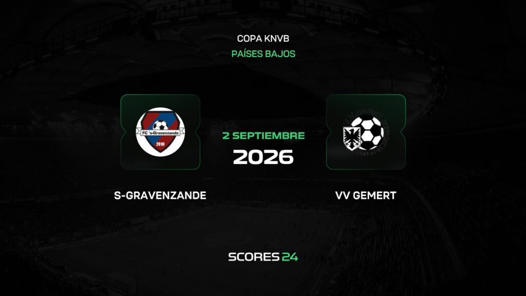 FC ‘s-Gravenzande vs Gemert | 02 de Septiembre de 2026 | KNVB beker | 13:00