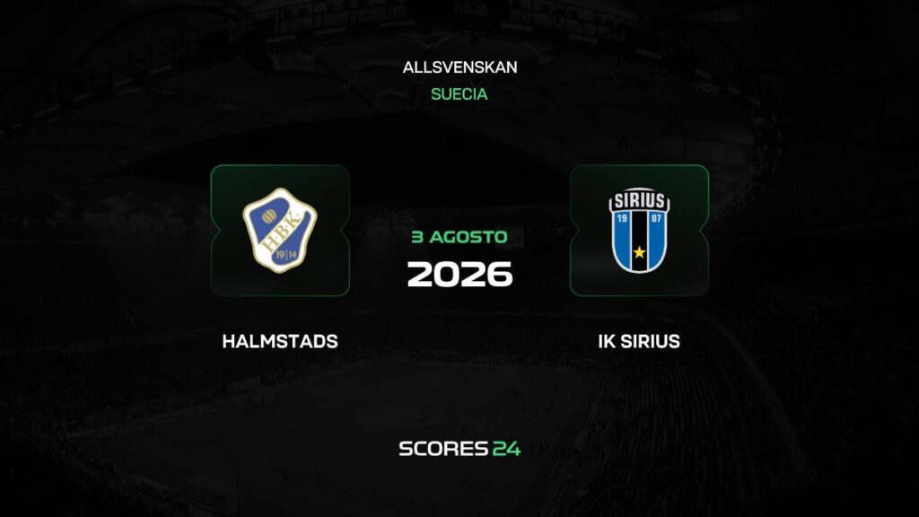 Halmstads vs IK Sirius | 03 de Agosto de 2026 | Liga sueca | 12:00