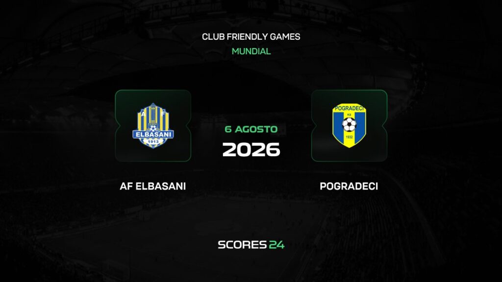AF Elbasani vs Pogradeci | 06 de Agosto de 2026 | Partidos amistosos | 11:00