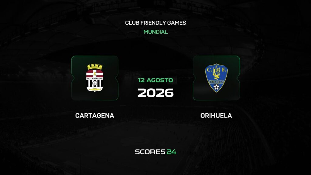 FC Cartagena vs Orihuela CF | 12 de Agosto de 2026 | Partidos amistosos | 03:00