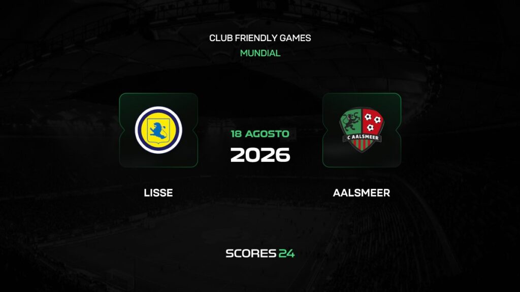 FC Lisse vs Aalsmeer | 18 de Agosto de 2026 | Partidos amistosos | 13:00