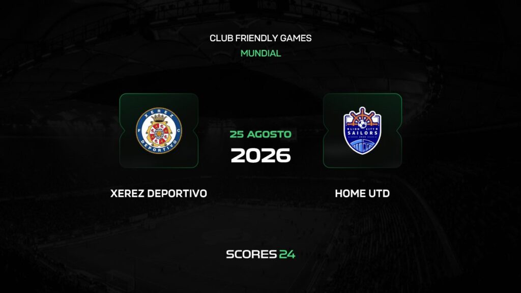 Lion City Sailors vs Xerez Deportivo | 25 de Agosto de 2026 | Partidos amistosos | 12:00
